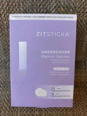 ZitSticka Undercover Blemish Patches - Calming, Redness, Pimple. NEW PC
